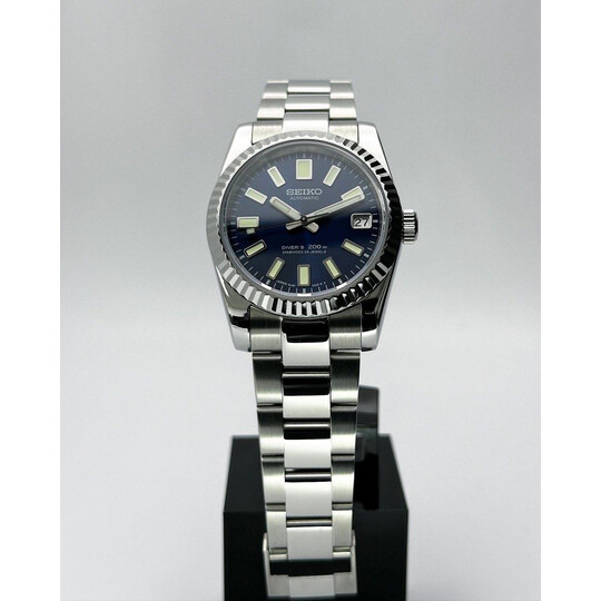 Custom Seiko Mod • Blue 62mas Datejust • 36mm